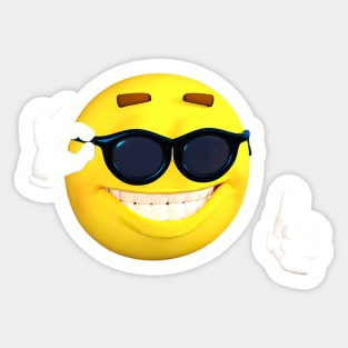 Emoji Happy Face Thumbs Up Social Distance Cool Funny Emoji 2020 Sticker